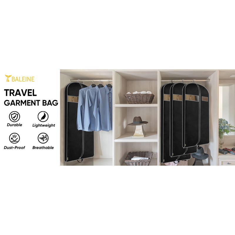 1PK Garment Bags for Hanging Clothes, 43_ Suit Bag for Travel