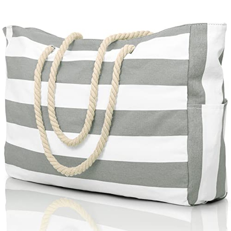 Beach Bags for Women Large Waterproof Beach Tote Bag Zipper Beach Bags Waterproof Sandproof detail