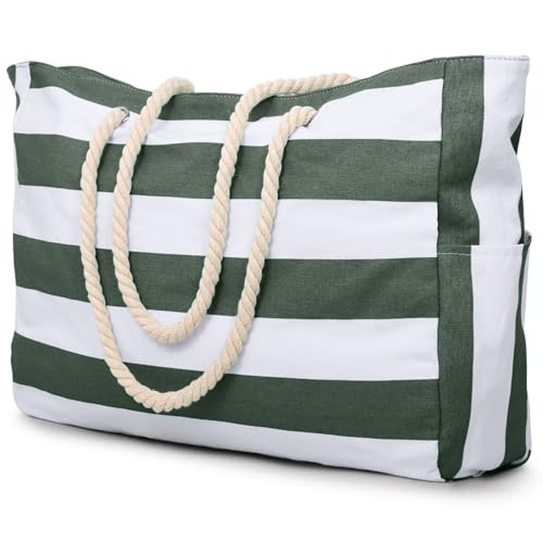 Beach Bags for Women Large Waterproof Beach Tote Bag Zipper Beach Bags Waterproof Sandproof detail