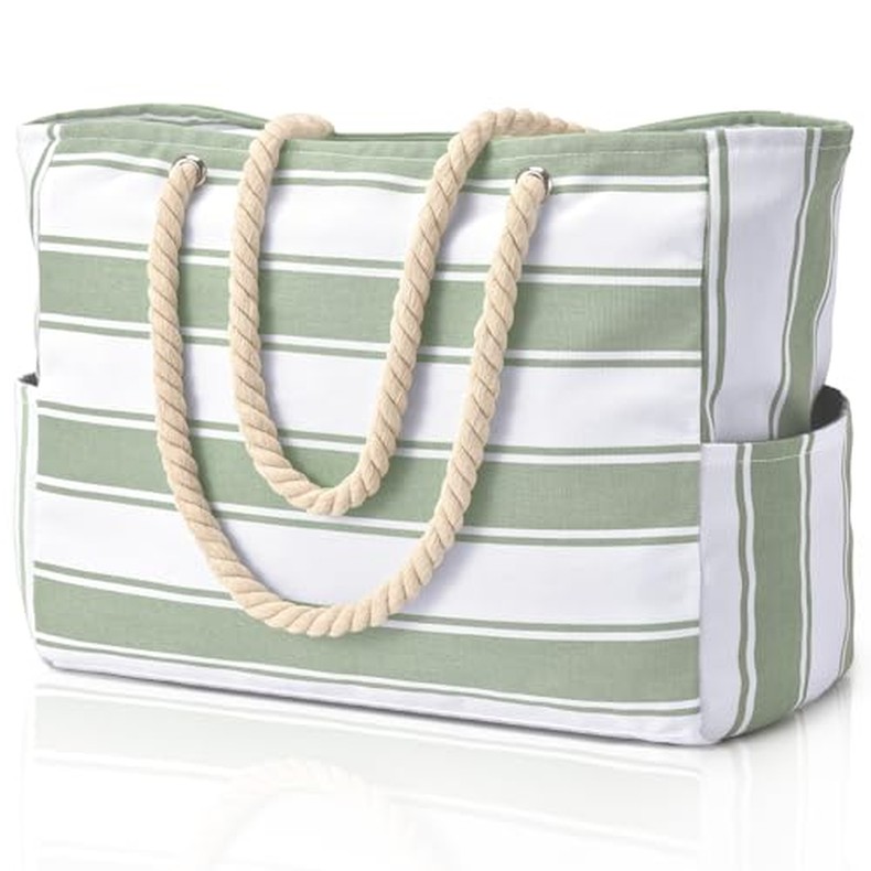 Beach Bags for Women Large Waterproof Beach Tote Bag Zipper Beach Bags Waterproof Sandproof detail