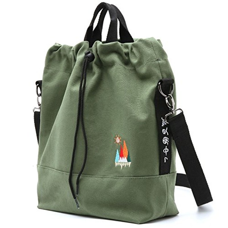 Canvas Crossbody Bag for Women Tote Handbag Slouchy Shoulder