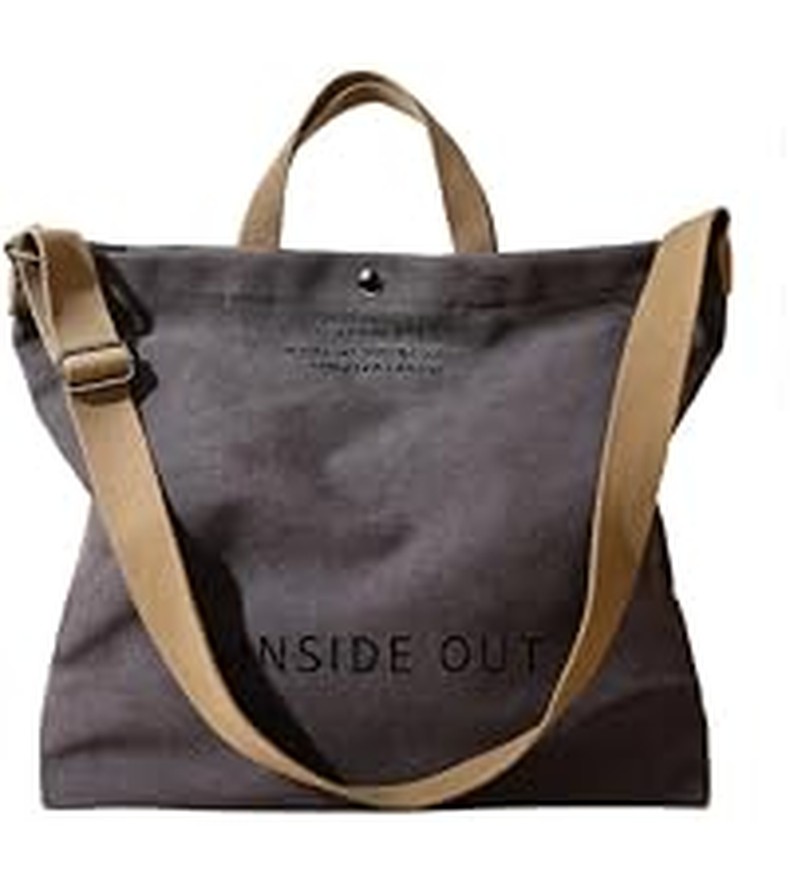 Canvas Messenger Bag Large Satchel Bag Travel Hobo Bag Casual Tote Shoulder Bag for Women and Men detail