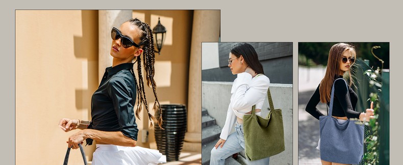 Corduroy Tote Bag for Women,Hobo HandBags with Zipper detail