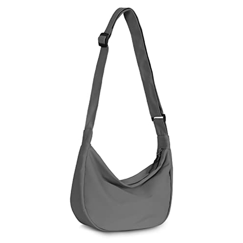 Crossbody Crescent Bag for Women Men, Crescent Bag with Adjustable Strap