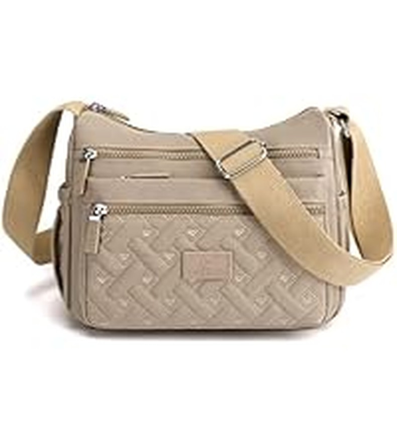 Crossbody Bag for Women Waterproof Shoulder Bag Multi Pockets Nylon Purse detail