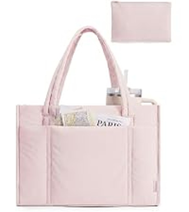 Foldable Tote Bag with Drawstring Bag, Tote Bag Shoulder Bag Top Handle Handbag for Travel detail