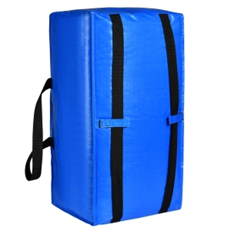 Extra Large Blue Moving Bags with Strong Zipper Backpack Handles detail
