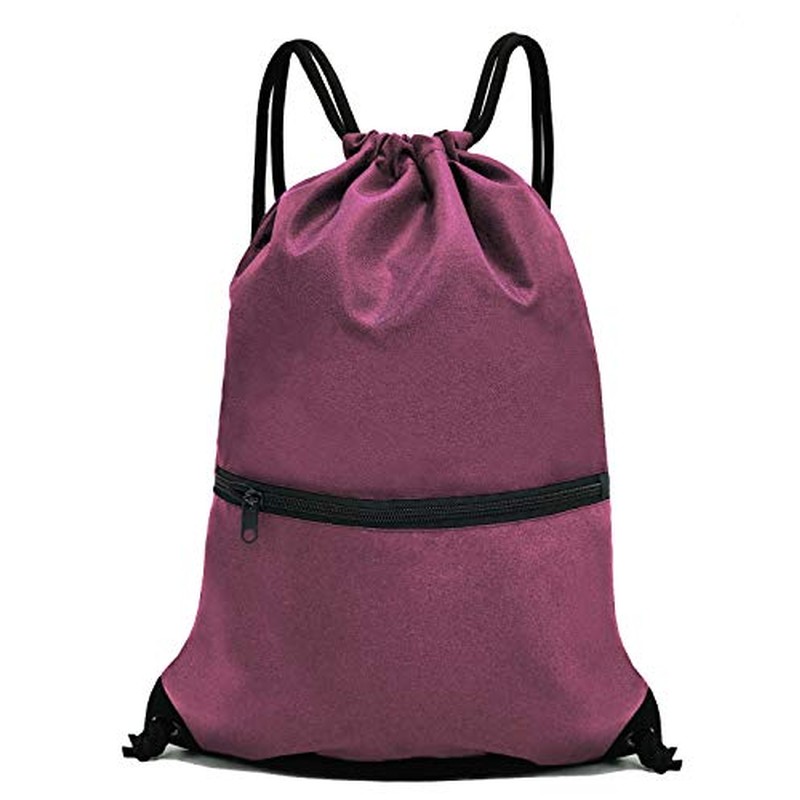HOLYLUCK Drawstring Backpack Bag Sport Gym Sackpack