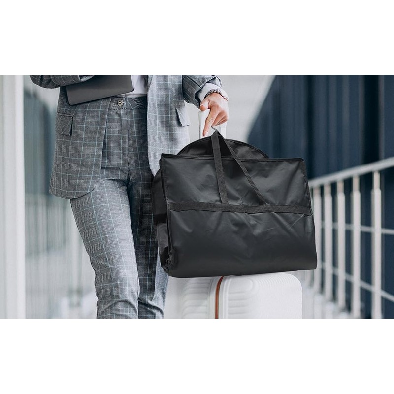 Lazebox 43_ Travel Garment Bag with Accessories Zipper Pocket, Heavy Duty Suit Bag for Suits, Tuxedo