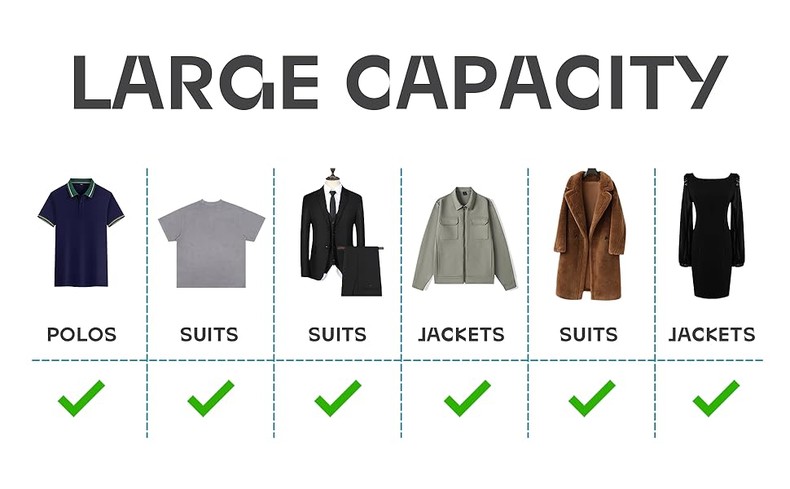 Lazebox 43_ Travel Garment Bag with Accessories Zipper Pocket, Heavy Duty Suit Bag for Suits, Tuxedo detail