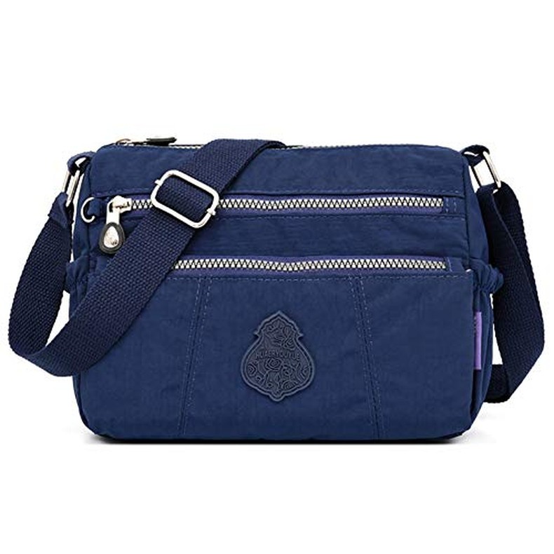 MINTEGRA Shoulder Bag for Women Waterproof Crossbody Purses Lightweight Nylon Work Travel Purse Mess detail