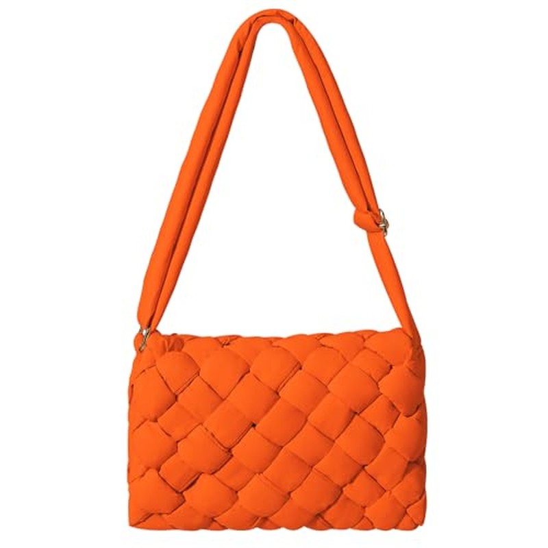 NAARIIAN Small Puffer Crossbody Bag for Women,Lightweight Qu