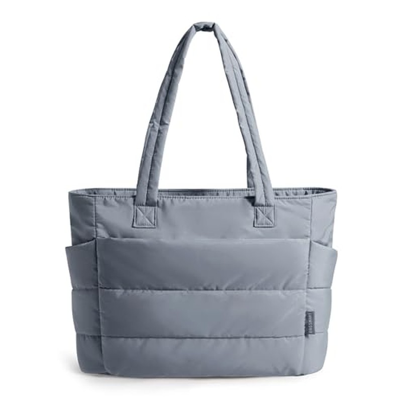 Puffy Tote Bag for Women, Lightweight Work Tote Handbag