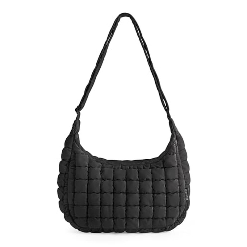 Quilted Crossbody Bags for Women, Travel Purses Hobo Shoulde