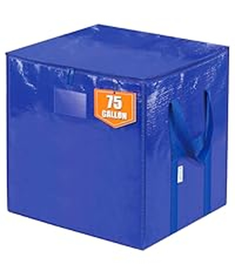 TICONN 6 Pack Extra Large Moving Bags Heavy Duty with Zippers & Carrying Handles, Durable Storage Ba detail
