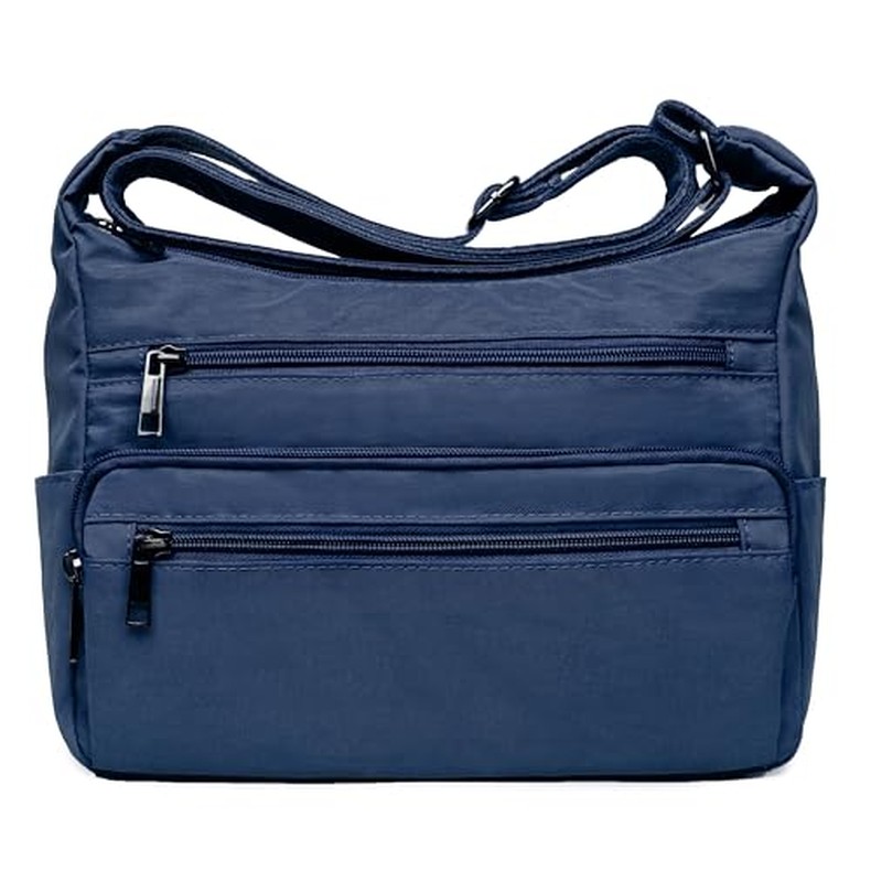 VOLGANIK ROCK RFID Purses for Women Fabric Nylon Multi Pocket Crossbody Bag Ladies Travel Handbag detail