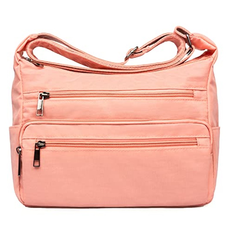 VOLGANIK ROCK RFID Purses for Women Fabric Nylon Multi Pocket Crossbody Bag Ladies Travel Handbag detail