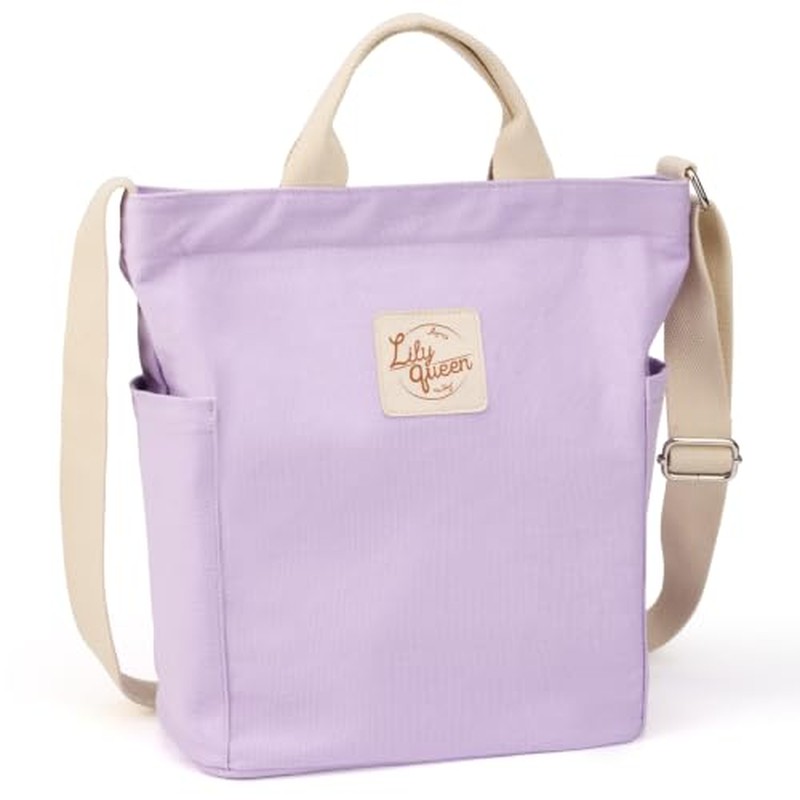 Women Canvas Tote Handbags Casual Shoulder Work Bag Crossbody