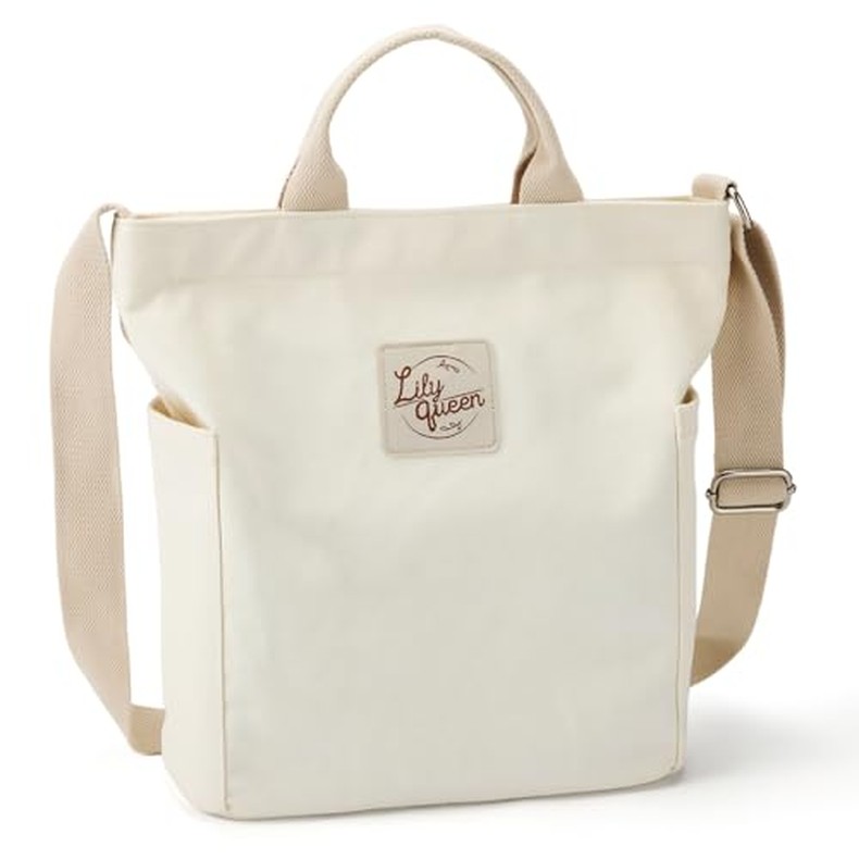 Women Canvas Tote Handbags Casual Shoulder Work Bag Crossbody detail
