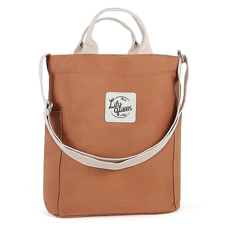Women Canvas Tote Handbags Casual Shoulder Work Bag Crossbody detail