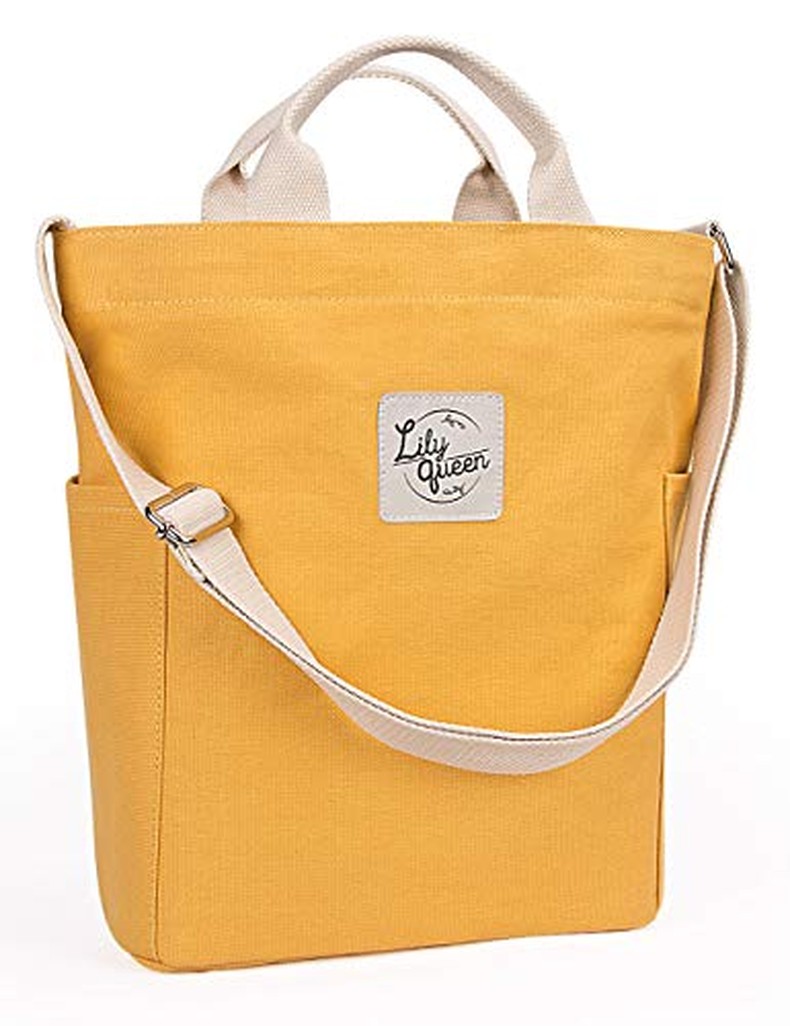 Women Canvas Tote Handbags Casual Shoulder Work Bag Crossbody detail