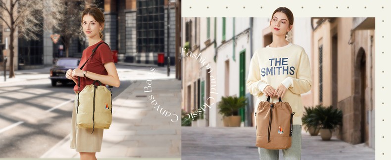 Canvas Crossbody Bag for Women Tote Handbag Slouchy Shoulder Bag