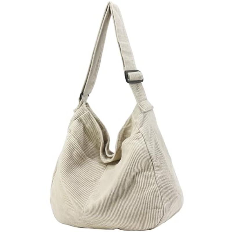 Canvas Tote Bag Casual Hobo Crossbody Shoulder Bag for Women and Men Large Purse Messenger Bag Trave