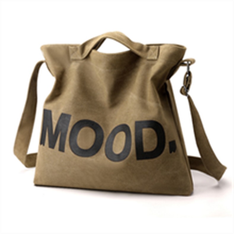 Canvas Tote Bag,Crossbody Shoulder Tote Bag for Women and Men Zipper Messenger Bag Travel Shoulder B