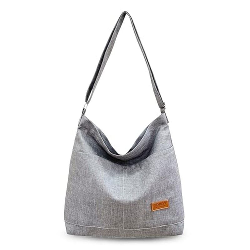 Canvas Tote Bag for Women - Crossbody, Shoulder, Travel & Beach Bag