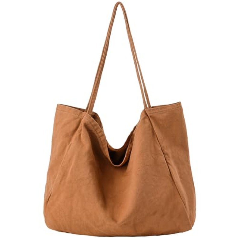 Canvas Tote Bag for Women Large Hobo Shoulder Bag for Work Travel Casual Message Bag Tote Purse hand