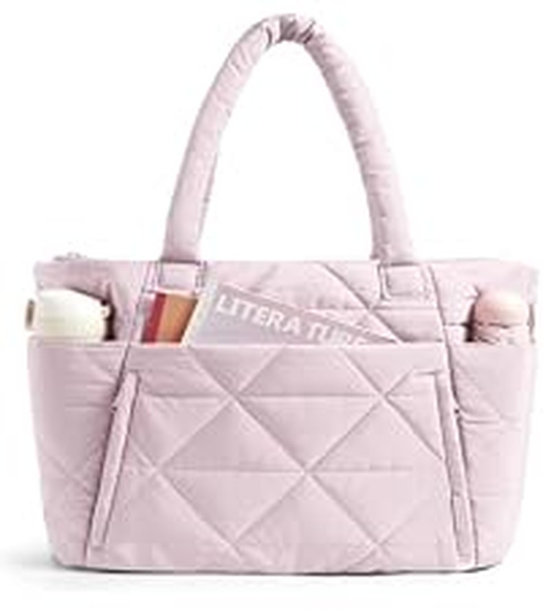 Foldable Tote Bag with Drawstring Bag, Tote Bag Shoulder Bag Top Handle Handbag for Travel,