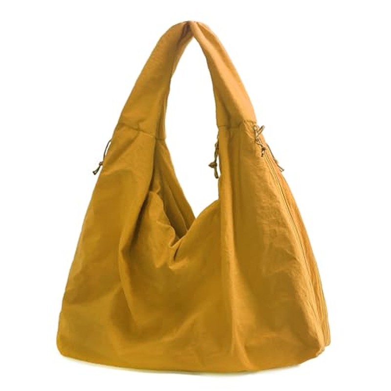 Large Nylon Hobo Bag Women Crescent Shoulder Bag Vintage Tote Bag Casual Shopper Handbag f