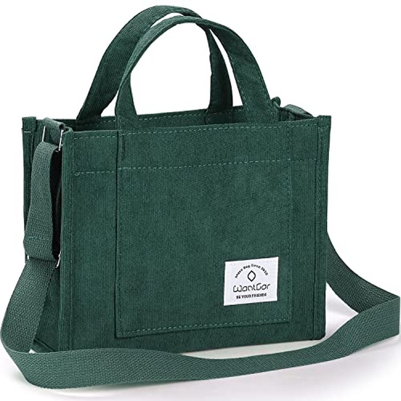 Tote Bag for Women, Corduroy Crossbody Bags Shoulder Handbag