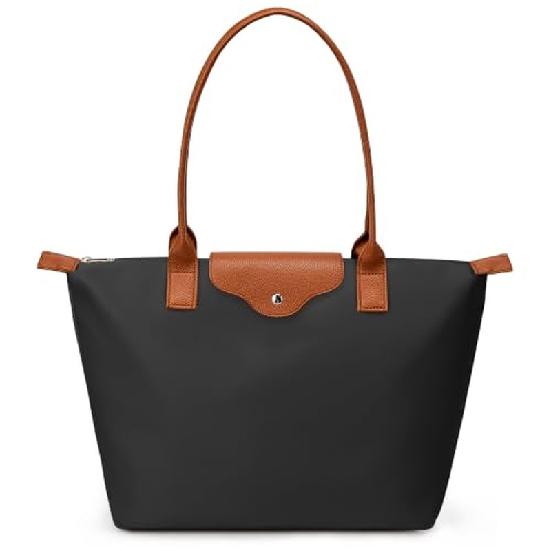 Tote Bag for Women Nylon Top-Handle Purse,Large Capacity Shoulder Hobo handBag with Zipper Le