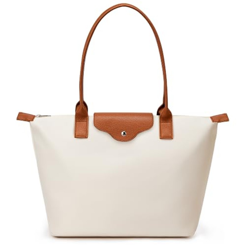 Tote Bag for Women Nylon Top-Handle Purse,Large Capacity Shoulder Hobo handBag with Zipper Le