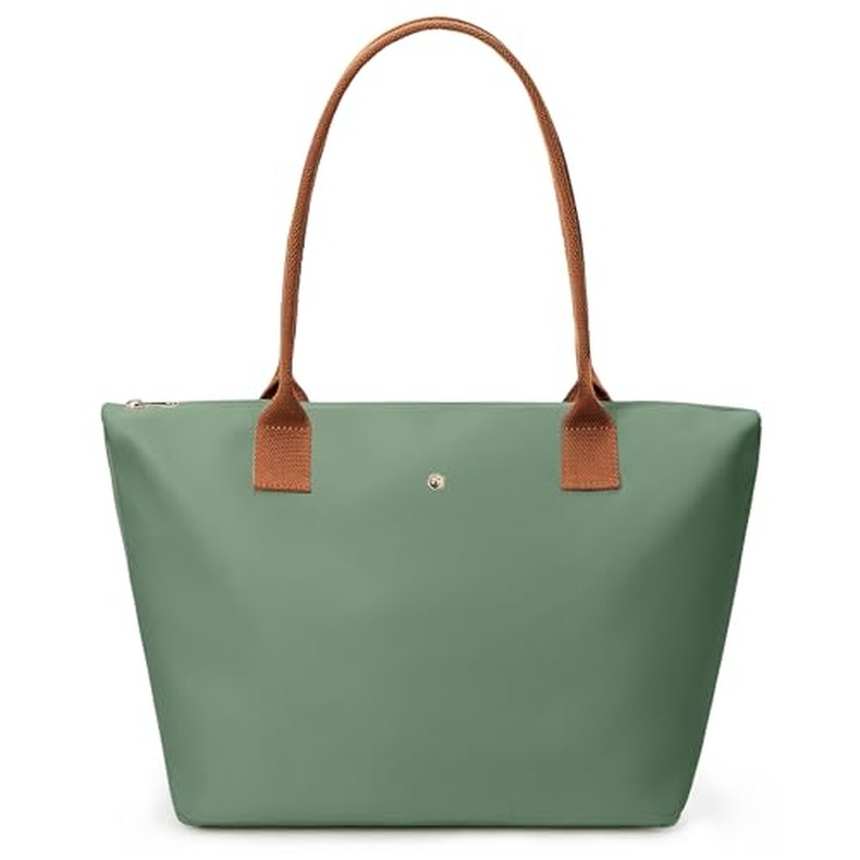Tote Bag for Women Nylon Top-Handle Purse,Large Capacity Shoulder Hobo handBag with Zipper Le