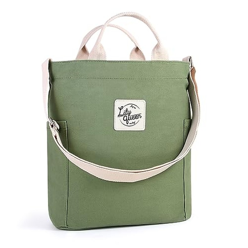 Women Canvas Tote Handbags Casual Shoulder Work Bag Crossbody