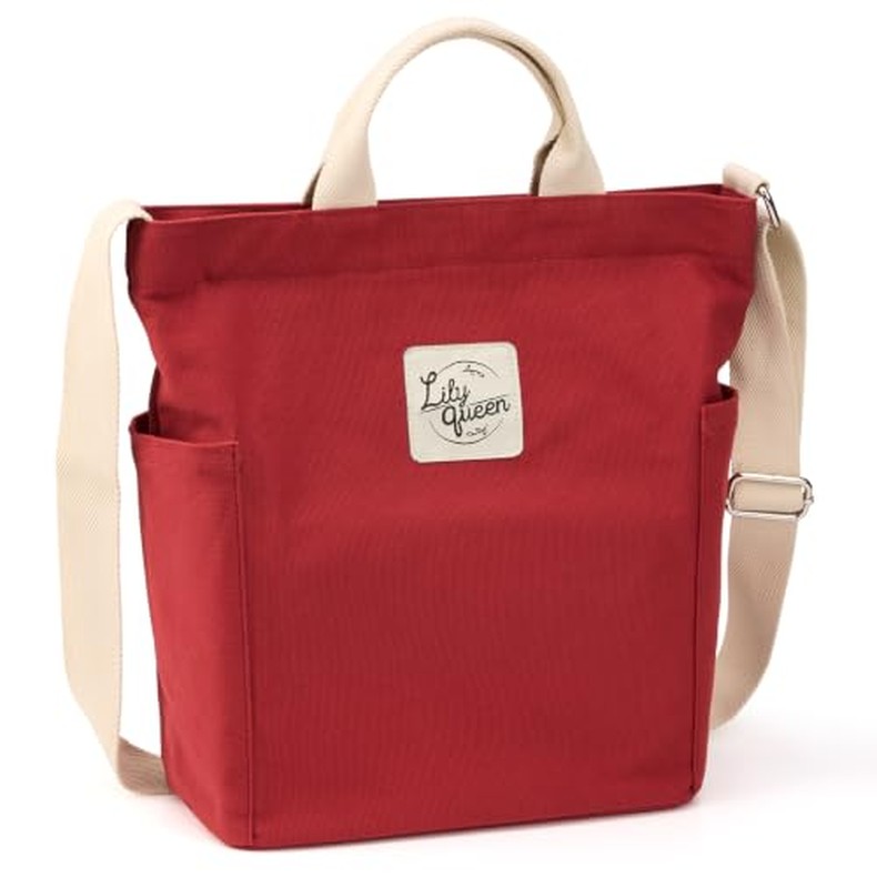 Women Canvas Tote Handbags Casual Shoulder Work Bag Crossbody