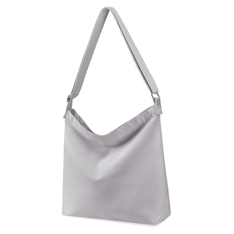 Women's blank large Size Canvas Crossbody Tote Handbags Shoulder Bag Hobo Casual Tote Diy-gifts
