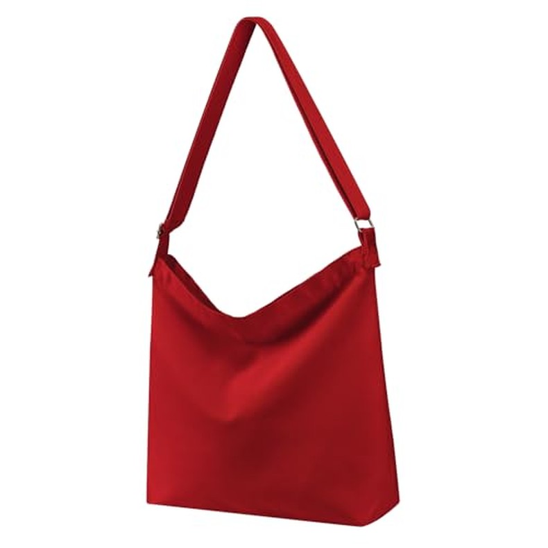 Women's blank large Size Canvas Crossbody Tote Handbags Shoulder Bag Hobo Casual Tote Diy-gifts