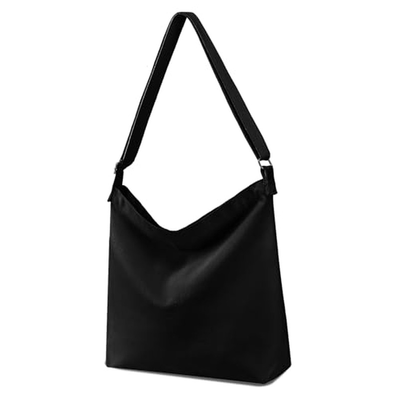 Women's blank large Size Canvas Crossbody Tote Handbags Shou